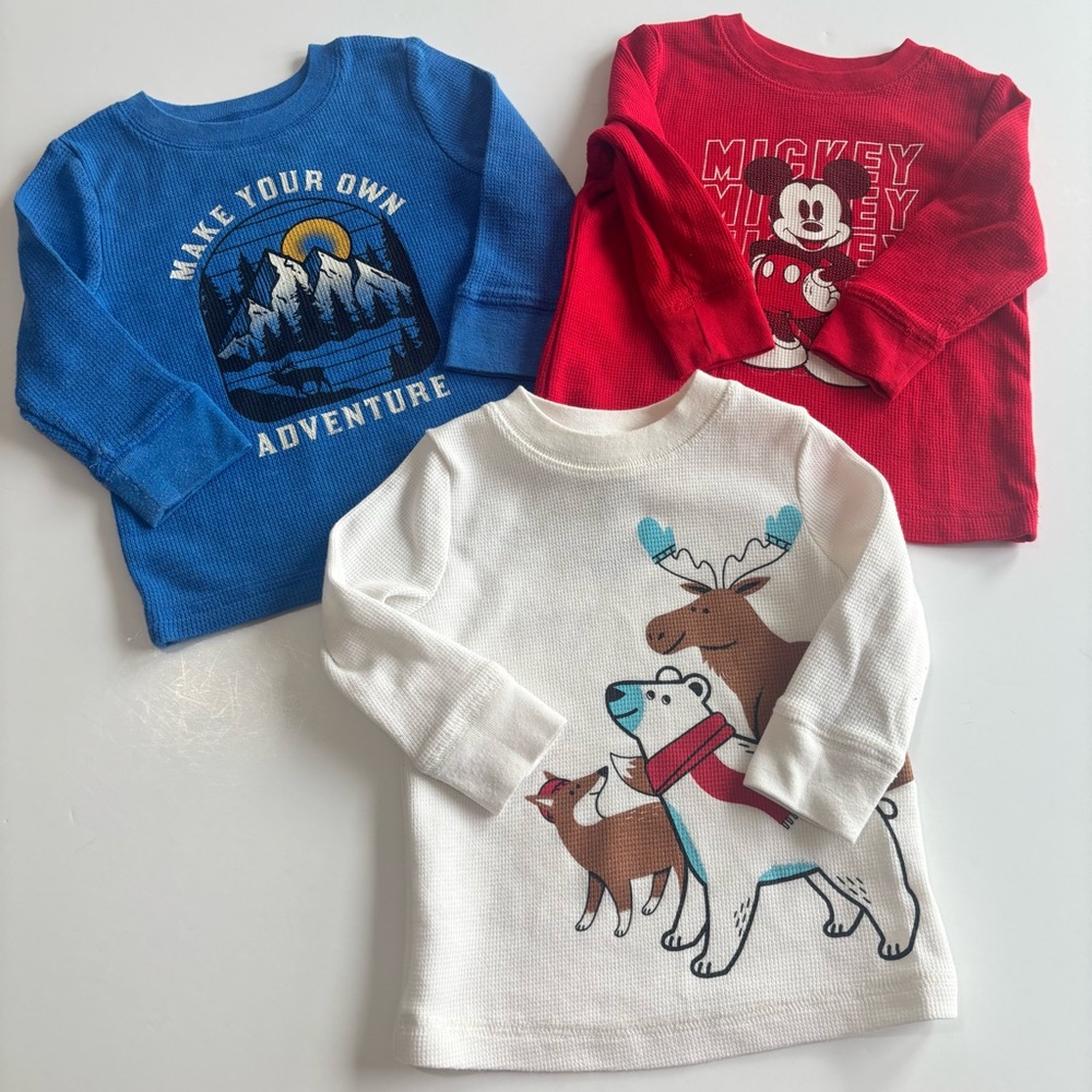 BN8 Jumping Beans Thermal Long Sleeve Shirt Boy 12 Months